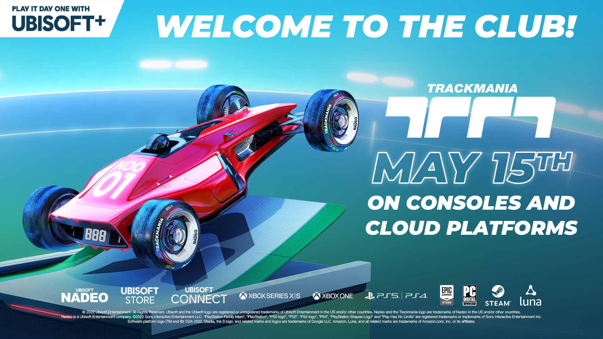 TRACKMANIA® IS ON TRACK FOR ITS CONSOLE AND CLOUD PLATFORM RELEASE ON MAY 15TH 