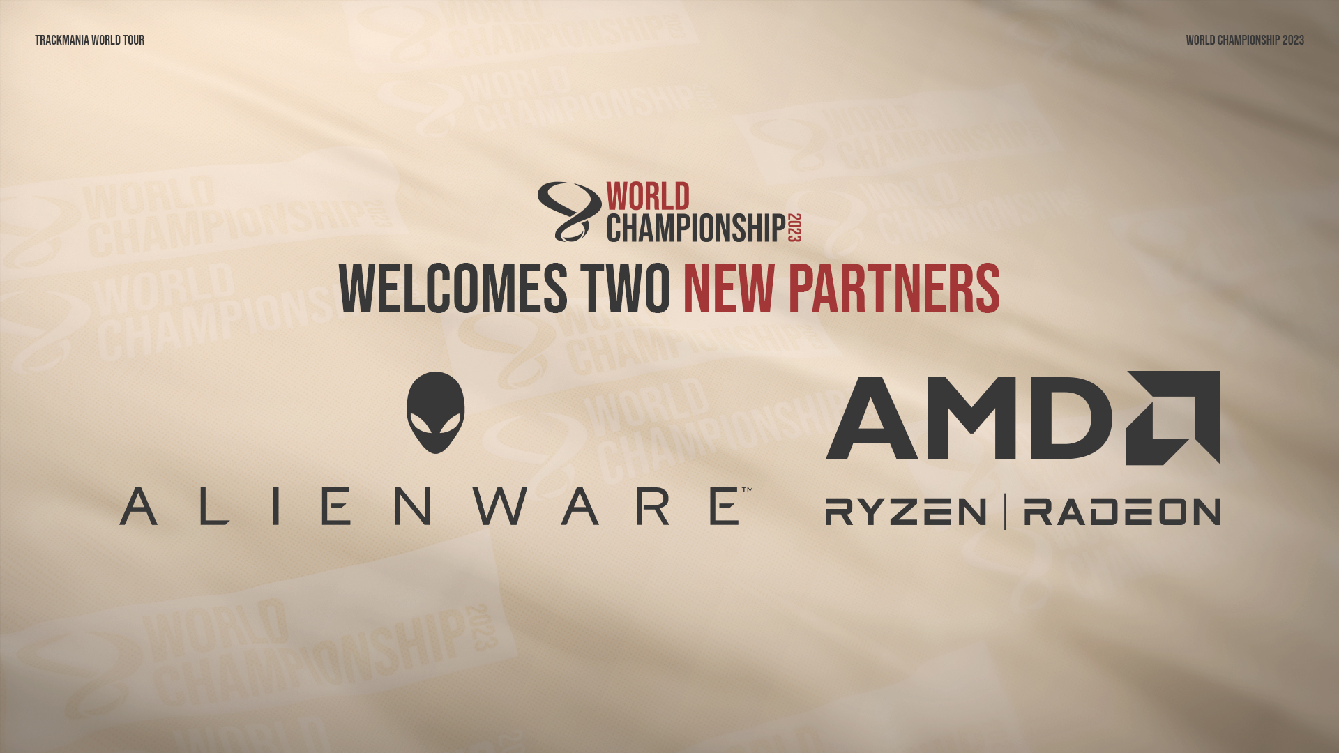 Trackmania World Championship 2023 unveils two new partners: Alienware & AMD